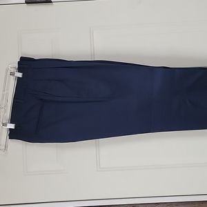 Botany 500 Men's Dress Pants W32 x L32 Navy Blue Polyester & Cotton